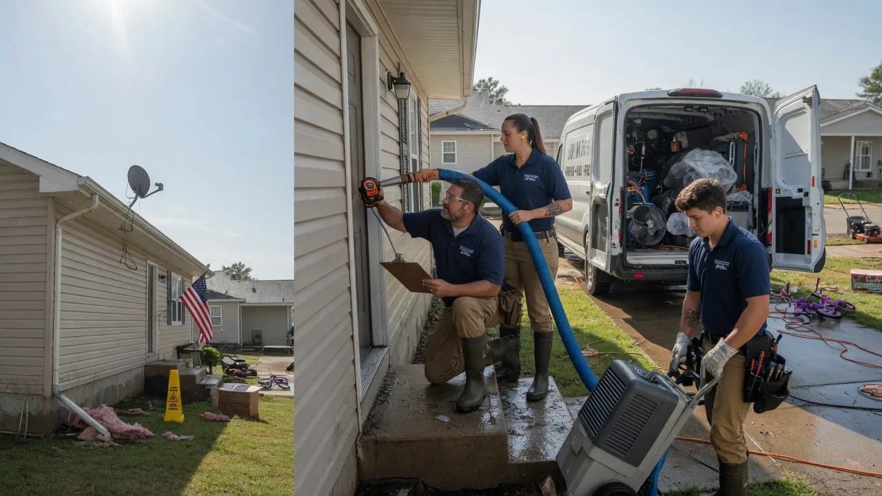 Ceiling Water Damage Restoration in Pea Ridge, AR near me
